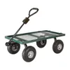 Förvaringskorgar 700 kg kapacitet Towable Mesh Garden Utility Cart Portable Shopping 230613