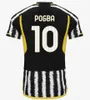 Barn 2023 2024 Fotbollssatser Tracksuits Pogba Bonucci Vlahovic McKennie Soccer Set Pellegrini Chiesa Arthur Cuadrado Kids 23 24 Footbal Kit