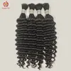 Hair Bulks 8 to 32 Inch Deep Wave Human Hair Bulk For Braiding No Weft Brazilian Hair Extensions Crochet Braids Applegirl 230613