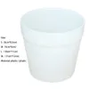 Planters Pots Flower Pots Plastic White Color Cylinder Shape Planting Anti-Deforming Recyclable Nursery Baskets For Lawn R230614