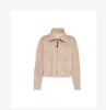 Designer Womens Jacket Coats Brunello Long Sleeve Fashion Zipper Casual Suede Jacket