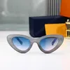 Luxury Fashion classic designer sunglasses for women vintage charming cat eye frame sun glasses summer trend versatile style Anti-Ultraviolet come with case