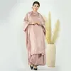 Etnische Kleding Mode Retro Moslim Shirt Broek Pak Ramadan Gebed Nobele Luxe India-Pakistan Arabische Islamitische Partij Datum Jurk