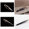 Penne a sfera 2Pc Business Office Im Series Black With Golden Trim Metal Pen Drop Delivery School Forniture per la scrittura industriale Dh2Ij