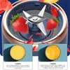 1pc Portable Juicer Cup - 6 Lames, Mélangeur Électrique Automatique Pour Smoothies, Fruits, Ice Crush Robot Culinaire Ustensiles De Cuisine Ménagers