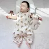 Uyku Tulumları Yumuşak Yenidoğan Bebek Çantası Bambu Pamuk Sıcak Giyilebilir Battaniye Kış Baskı Yeleği Uyku R230614