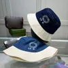 designer new 23ss color splicing designer Bucket hat lovers stessa estate vacanza all'aperto data protezione solare lettere casquette cappelli da uomo