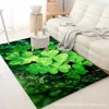 Carpets 3D Landscape Clover Print For Living Room Bedroom Coffee Table Rugs Child Bedside Carpet Rectangular Floor Mat