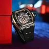 Orologi da polso Orologio automatico di lusso Uomo Scheletro Edizione limitata Meccanico Top Brand Tonneau Orologi luminosi REAYROSS