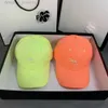 Cappellini firmati Cappelli Cappellini Berretti firmati Casquette Candy Cotone fluorescente Coppia Fashion Letter Street Shooting Cap