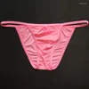 Underbyxor 2023 underkläder män brister sexig gay mode penis påse manlig bikini liten jockstrap