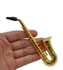 Mini Reting Pipe Saxophone Trumpet Form Metal Aluminium Tobaksrör Nyhetsartiklar Presentkvarn Rökverktyg för torra örtblisterpaket