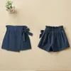 Shorts Kids Girls High Waist Skirt Pants 2023 Children Lace Cotton Teenage Summer Beach Wear Korean Style 230614