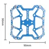 Педали велосипедов 2PCS Алюминиевые педали сплавного сплава.