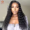 Hair Bulks 8 to 32 Inch Deep Wave Human Hair Bulk For Braiding No Weft Brazilian Hair Extensions Crochet Braids Applegirl 230613