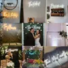 Dekorative Objekte Figuren Benutzerdefinierte Neonlichtschild Wanddekoration Led Hochzeit Familie Nachname Nachtlichter Für Zimmer Schlafzimmer Dekoration 230613