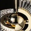 Lustres FKL lustre nordique soucoupe volante personnalité créative lampe de barre à tête unique chambre moderne baie vitrée petit