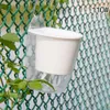 Planters Pots Planteur Pot Pot de fleurs Auto arrosage en plastique Pot de fleur couches mur de jardinage moderne Pot décoratif fournitures de jardin R230614