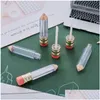 Bottiglie di stoccaggio Vasetti 5Ml Contenitore vuoto per tubo lucidalabbra Tubi trasparenti Rossetto a forma di matita Lucidalabbra ricaricabile Imballaggio Goccia Consegna Dhyev