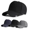 Nya kvinnor Mens Ball Caps Wool Baseball Cap Plus Size 5 Panels High Top Case Clasic Solid Snapback Men Trucker Bone Gorras Hat