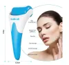 Rolo facial com micro agulhas Rolo facial Cool Ice Roller Massageador para levantamento de pele Ferramenta de levantamento de rosto Massagem antirrugas Alívio da dor rosto