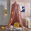 Crib Netting Baby Klamboe Voor Crib Meisjes Prinses Klamboe Hung Dome Beddengoed Baby Bed Luifel Tent Gordijn Room decor 230613