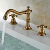 Rubinetti per lavabo da bagno Rubinetto per lavabo diffuso Bacino freddo Maniglia a croce classica Miscelatore da 8 pollici in ottone totale