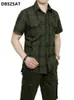Chemises décontractées pour hommes Chemise d'été pour hommes Chemises décontractées à carreaux Pur coton Lâche Hommes Chemises Chemise militaire Hommes Plus La Taille M-5XL Camisa Masculina 230613