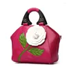 Avondtassen Mooie Creatieve 3D Bloemen Schoudertas Reliëf Nationale Stijl Handtas Mode Meisje Messenger Jurk Vrouw Vintage