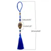 Décorations de jardin bleu oeil amulettes tenture murale décor à la maison hibou gland ornement maison bonne chance bénédiction cadeau R230613