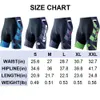 Mense Cycling Shorts vadderade med fickor, snabbtorkade män halvbyxor cykel shorts