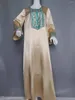 Etniska kläder Abaya för kvinnor Dubai Turkiet Middle East Robe Golden Sequin Dress Jalabiya Marockan Arab Elegant