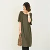 Party Dresses 2023 Spring Summer Women's Loose Pregnant Women Dress Leisure Wear Modal Medium Length Base Bat Sleeve