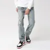 Jeans Masculino 2023 Estrela Bordado Calças Baggy Y2K Roupas Masculinas Lavadas Azul Reta Hip Hop Calças Denim De Luxo Pantalon Homme