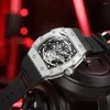 Нарученные часы Baogela Top Brand Watches for Men Fashion Sport Водонепроницаемые механические ветры.