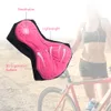 Calções femininos de ciclismo 3D acolchoados em gel para bicicleta cuecas de bicicleta