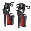 Leecabe cm Sandals inches Matte Upper Women Shoes Sexy Platform Shoe High Heels Party Club Stripper Steel Tube Dancing KJ