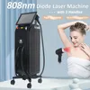 808nm Diodo a laser Remoção de cabelo Máquina de epilação de rejuvenescimento de pele 2 lida com terapia de resfriamento de cuidados profundos de depilação de corpo inteiro Equipamento de beleza