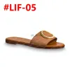 Slippers 2023 desinger slippers slide thong sandal brown leather letters sandals women slipper men slides waterfront womens 3541 with box and dust bag LI J230614