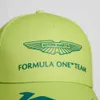 Casquettes de baseball 2023 Aston Martin F1 Team Alonso Baseball Hat Mode Sports Respirabilité