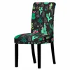 Chair Covers Cartoon Cactus Print Removable Cover High Back Anti-dirty Protector Home Gaming Office Bean Bag Chairs