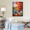 Contemporary Canvas Art Living Room Decor Barefooted Stroll Hand Painted Oil Painting Landscape Vibrant