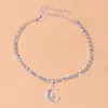 Enkelbanden Trend Strass Ster Maan Strand Anklet Sieraden Armband Voet Ketting voor Vrouwen Ancle Bangles Sandalen Boheemse Charms Geschenken 230608