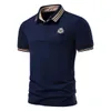 Hommes Polos D'été Polo Brodé Mode Casual Affaires Polyvalent 230614