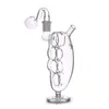 Bongs novos para cachimbo de óleo de vidro da moda cachimbo de água para cachimbo de água para cachimbo de água Ashcatcher Dab Rigs copo para narguilé de óleo borbulhador com tubo de queimador de óleo de vidro masculino de 14 mm