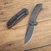 Alta qualità KS5560 Coltello pieghevole con flipper aperto assistito 8Cr13Mov Stone Wash Lama Manico in acciaio inossidabile Coltelli tascabili EDC con scatola al minuto