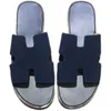 Men Sandals Izmir Slippers Genuine Leather 7a Quality Italy Pairs Family leather bottoms trend