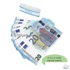Inne świąteczne dostawy imprez realistyczne pieniądze brytyjska papier Kopia UE 100pcs pakiet klub nocny film fałszywy banknot dla mo dh1a0