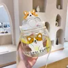 Toy Big High Beauty Cute Children's Plastic Cup Student Carrying Outdoor Large Capacity Water Bottle