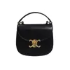 Number 5821 Year New Triumphal Arch Saddle Bag Handbag Women's Advanced Sense Lock Button Tofu Small Square One Shoulder Crossbody IAY8